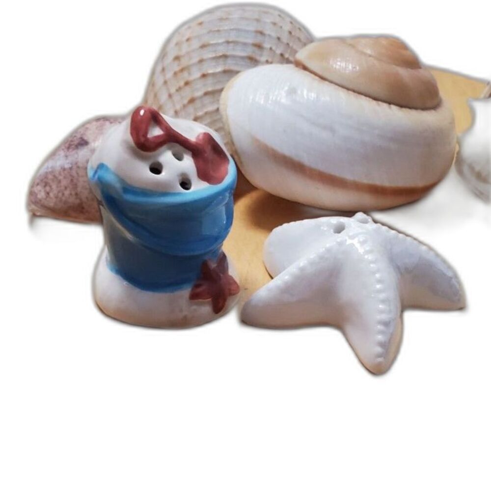 Fun at the Seashore Mini Salt and Pepper Shakers